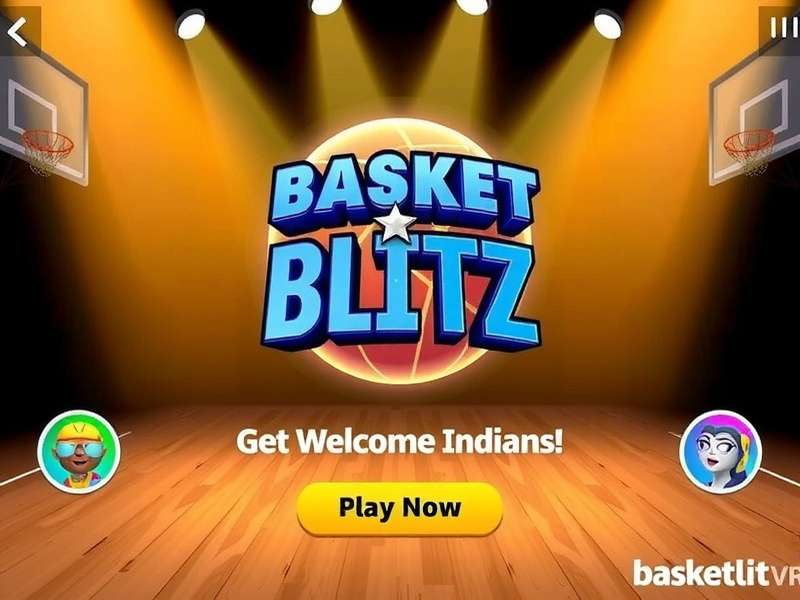 Basket Blitz VR Download - Special Indian Welcome Offer Basket Blitz VR download screen showing Indian welcome offer